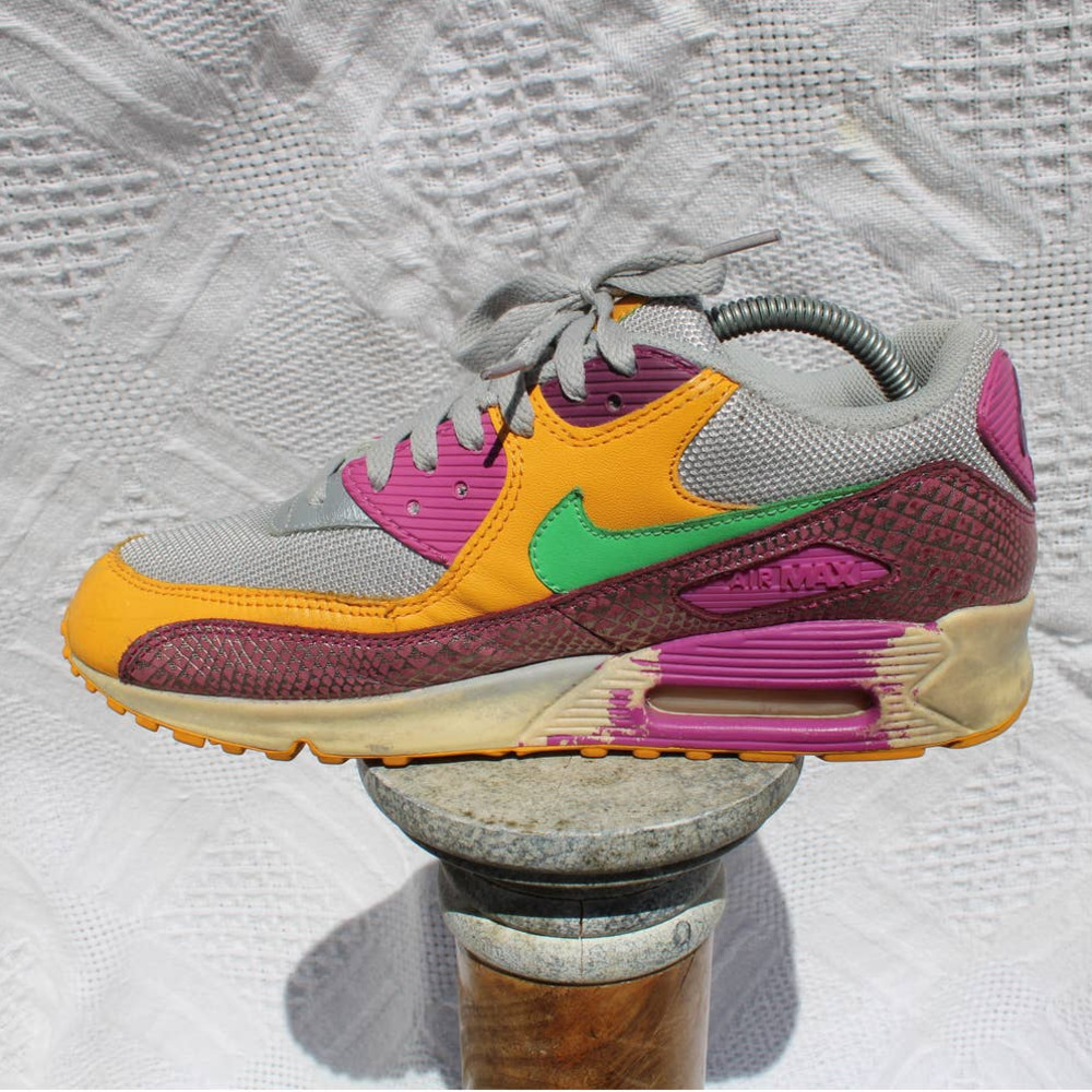 Rare Nike Air Max 90 Cocktail orange pink 312052-071 Size 10 womens - Picture 4 of 10